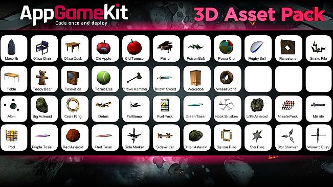AppGameKit Studio - MEGA Media Pack