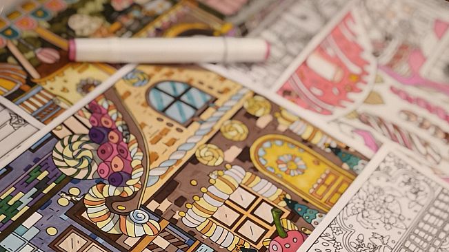 FIND KITTENS 7: Cookie Town - Coloring Book