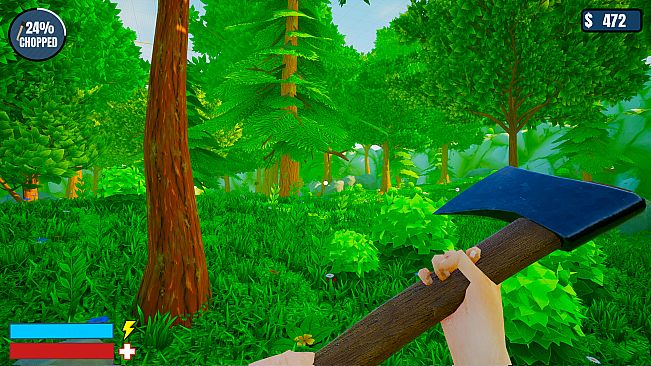 A Game About Cutting A Tree