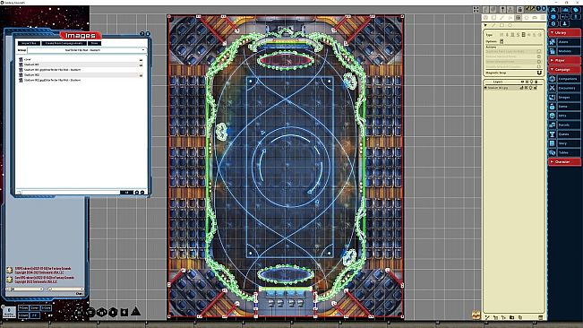 Fantasy Grounds - Starfinder RPG - FlipMat - Stadium