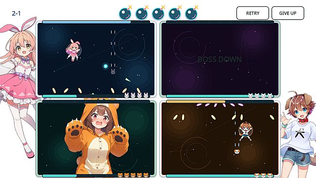 4 SCREENS, 1 SHOT