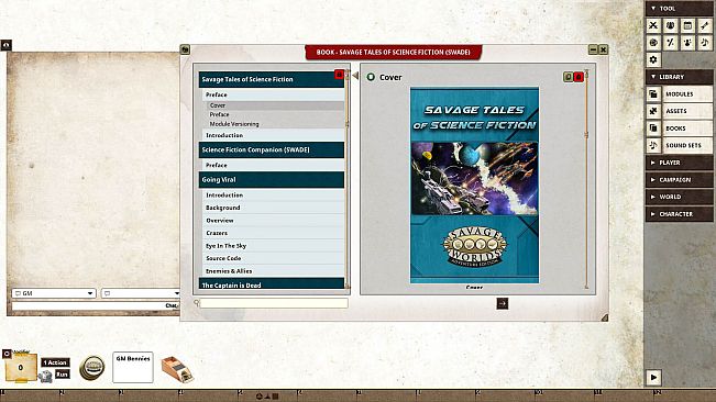 Fantasy Grounds - Savage Tales of Science Fiction (SWADE)