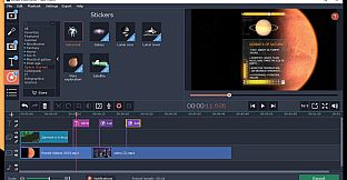 Movavi Video Editor Plus 2020 Effects - Space Journey Pack