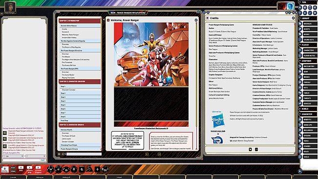 Fantasy Grounds - Power Rangers Roleplaying Game Core Rulebook