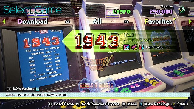 Capcom Arcade Stadium: Invincibility