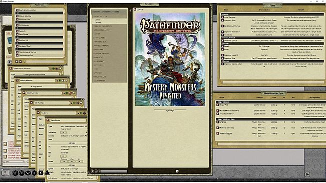 Fantasy Grounds - Pathfinder RPG - Campaign Setting: Mystery Monsters Revisited