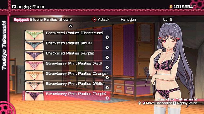 Bullet Girls Phantasia - Underwear Set: Strawberry Print