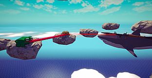 Sticked Together! - Co-op Frog Parkour