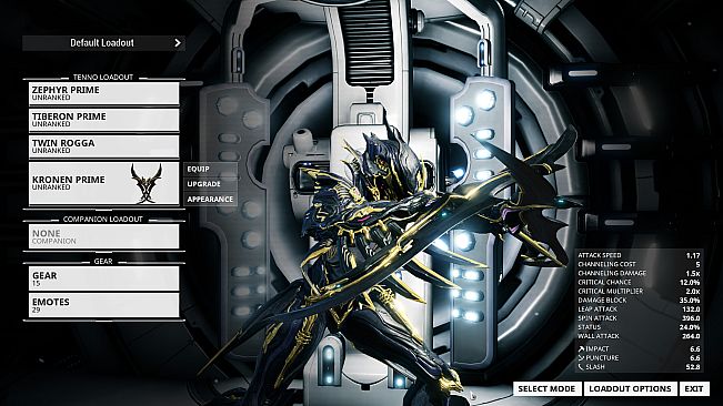 Warframe Zephyr Prime Access: Airburst Pack