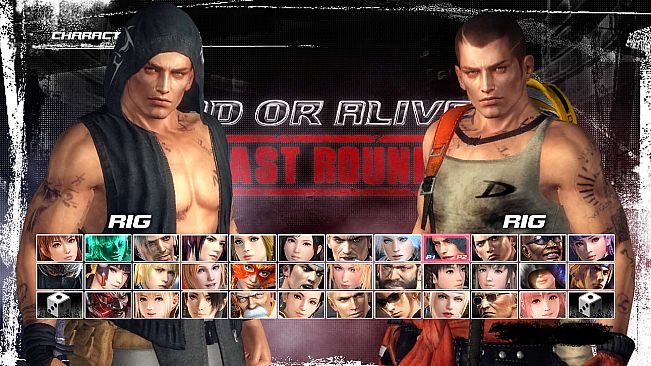 DEAD OR ALIVE 5 Last Round: Core Fighters Character: Rig