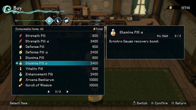 Trinity Trigger - Pill Set