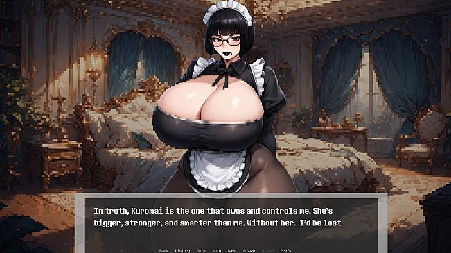 Dominated by: Yandere Goth Maid