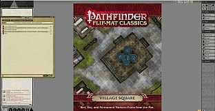 Fantasy Grounds - Pathfinder RPG - Pathfinder Flip-Map - Classic Village Square
