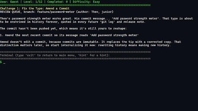 git gud - Clean History Craftsman