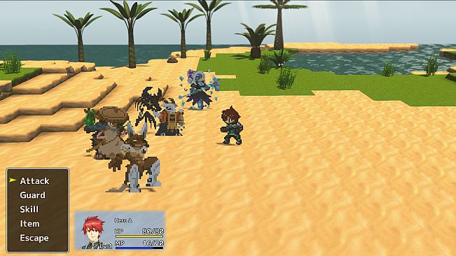 RPG Developer Bakin Mokemo Factory Furry Monster Pack Vol.01
