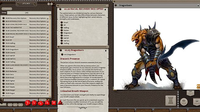 Fantasy Grounds - Fifth Edition Options: Recovery Dice Options (5E)
