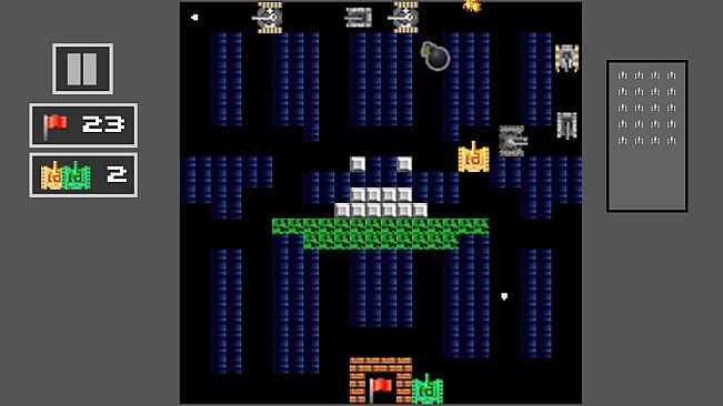 Tank Shoot 2D - Battle to save City Flag