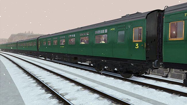 TS Marketplace: Maunsell 59ft Low Window Corridor Coach Pack Southern Malachite Green