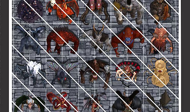 Fantasy Grounds - Top-Down Tokens - Darkwoulfe's Token Pack Vol 6