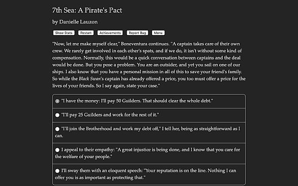 7th Sea: A Pirate's Pact