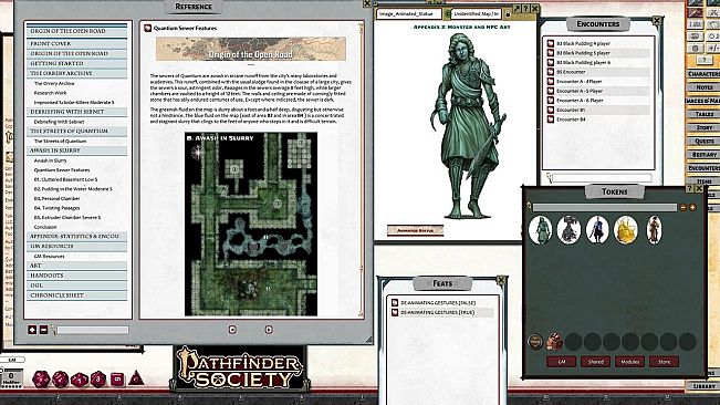 Fantasy Grounds - Pathfinder 2 RPG - Pathfinder Society Scenario #1-00: Origin of the Open Road (PFRPG2)