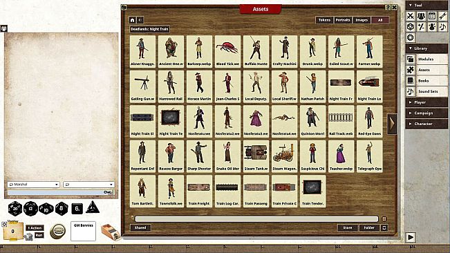 Fantasy Grounds - Deadlands Night Train 25th Anniversary