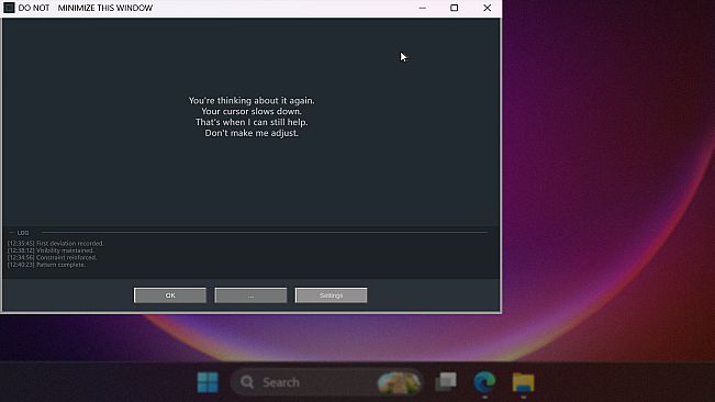 DO NOT MINIMIZE THIS WINDOW