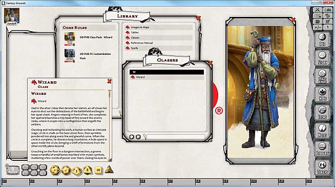 Fantasy Grounds - D&D Wizard Class Pack