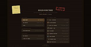 Rules for Thee