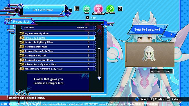 Neptunia Virtual Stars - Electronic Fairy Project x Kokounoakumu-Nightmare- Pack