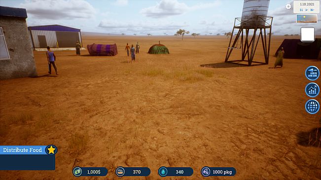 Building Hope - Refugee Camp Simulator