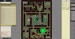 Fantasy Grounds - Pathfinder RPG - Pathfinder Flip-Mat - The Emerald Spire Superdungeon Multi-Pack