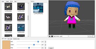SMILE GAME BUILDER 3D Character Editor
