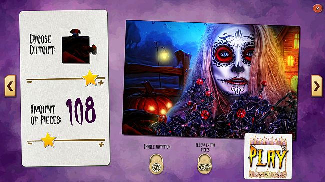 Sweet Holiday Jigsaws: Halloween Night