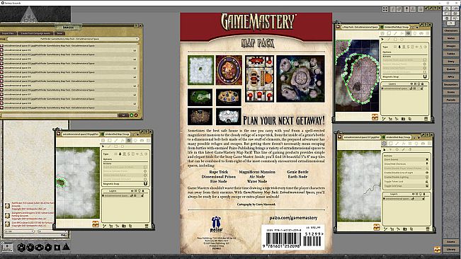 Fantasy Grounds - Pathfinder RPG - GameMastery Map Pack: Extradimensional Spaces