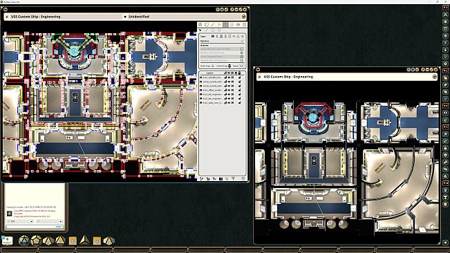 Fantasy Grounds - Star Trek Adventures: The Next Generation Starfleet Deck Tiles