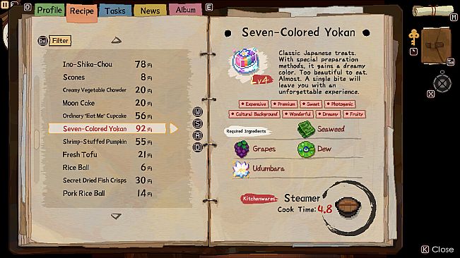 Touhou Mystia's Izakaya DLC1 Pack - Forest of Magic & Youkai Mountain