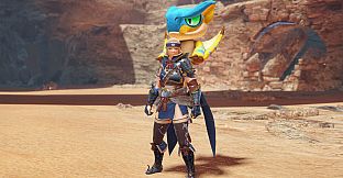 Monster Hunter Rise - "Stuffed Tigrex" Hunter layered weapon (Hunting Horn)