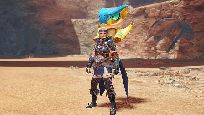 Monster Hunter Rise - "Stuffed Tigrex" Hunter layered weapon (Hunting Horn)
