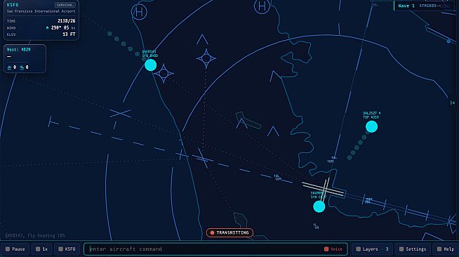 Vectorline: Air Traffic Control Simulator