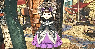 Monster Hunter Wilds - Pendant: Violet Lala Dress Doll