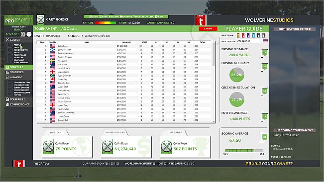 Draft Day Sports: Pro Golf