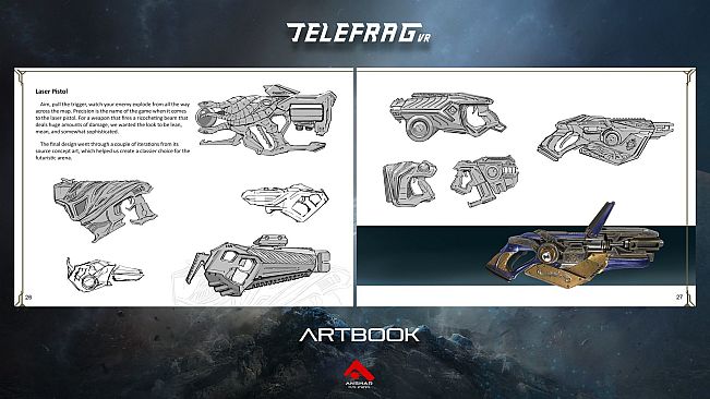 Telefrag VR - Digital Artbook