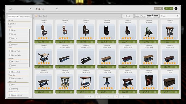 ContractVille - Medieval Furniture Pack