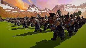 Polygon Fantasy Battle Simulator