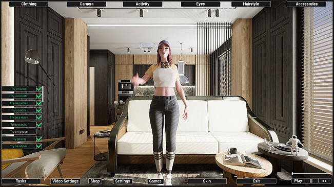 Virtual Girlfriend Lia - Home Wear