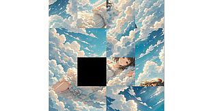 The girl in the clouds