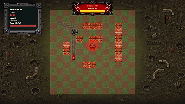 Red Tanks vs Lizard