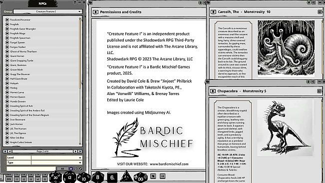 Fantasy Grounds - Creature Feature I