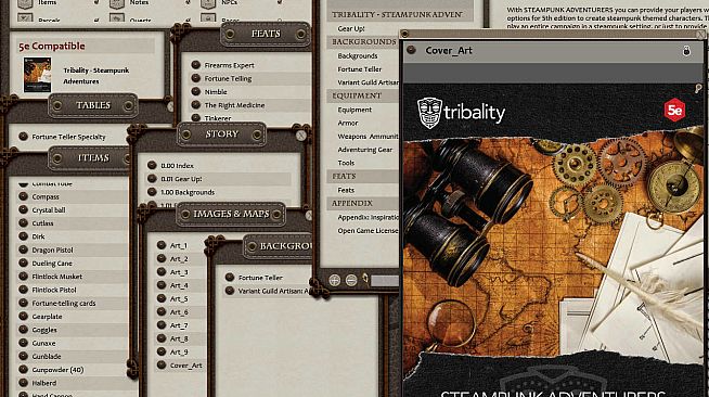 Fantasy Grounds - Steampunk Adventurers (5E)